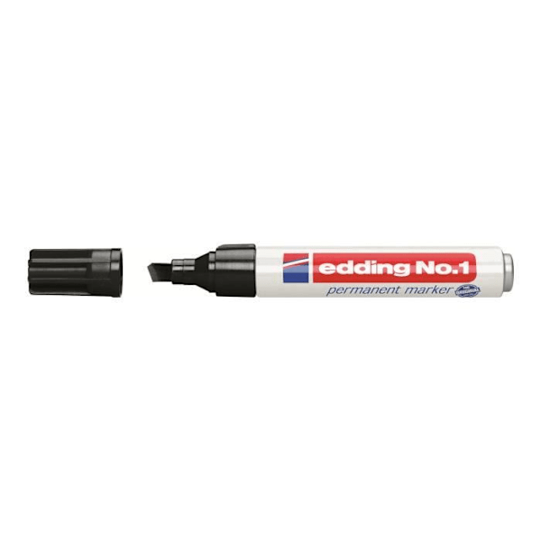 edding nr.1 Permanent markør sort 1-5 mm
