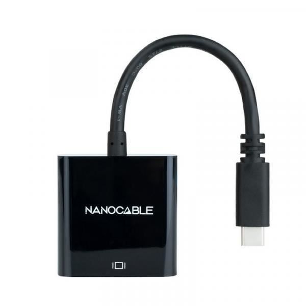Märke nanofil Model 10.16.4102-BK Funktioner - USB-C till HDMI-omvandlare, med USB Type-C hankontakt till en Svart
