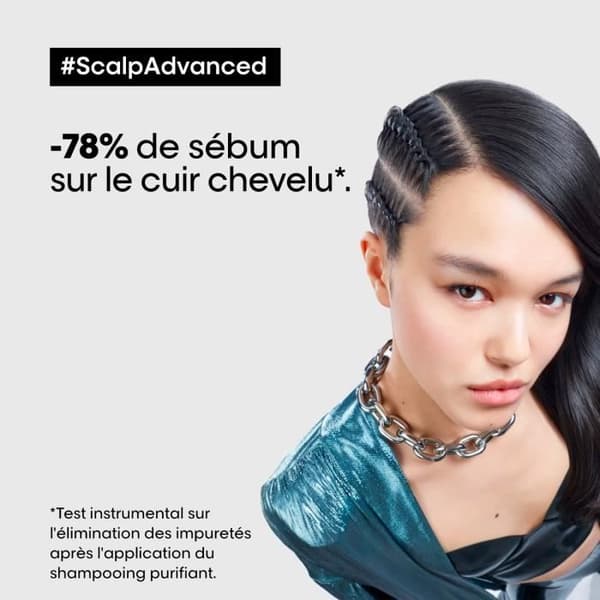 L'Oréal Scalp Advanced Anti-Fedtet Dermo-Purifying Shampoo 500ml