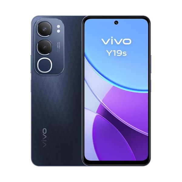 Vivo Y19s 4G 6 GB/128 GB Sort (Glans sort) Dobbelt SIM