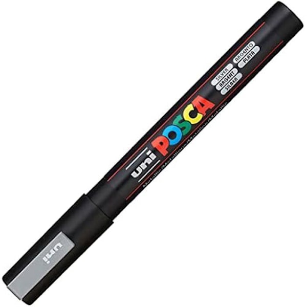 Markör - UNI-BALL - Uni Posca 0,9-1,3 mm - Flerfärgad - Outplånlig - Fin spets mångfärgad