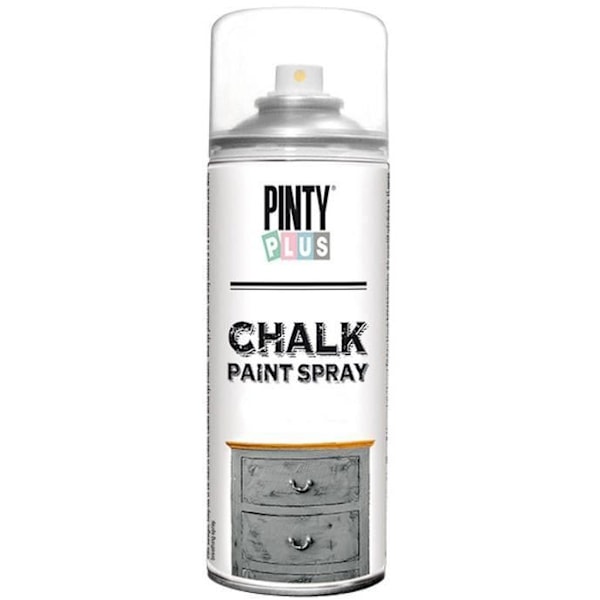 Kritsprayfärg - PINTY PLUS - Sten - 400 mL - Ultramatt - Multi-ytor Vit