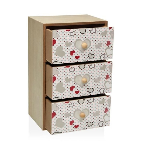 smyckeskrin versa hjärtan (12 x 25 x 16 cm)
