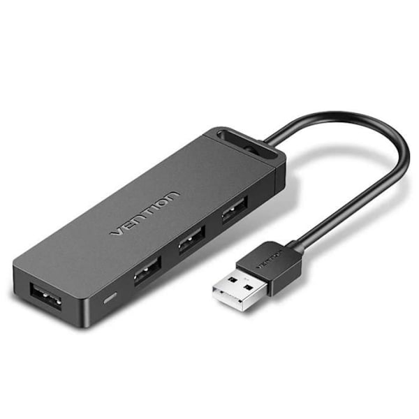 USB Hub - Vention - Sort - USB-interface - Kompakt - Praktisk