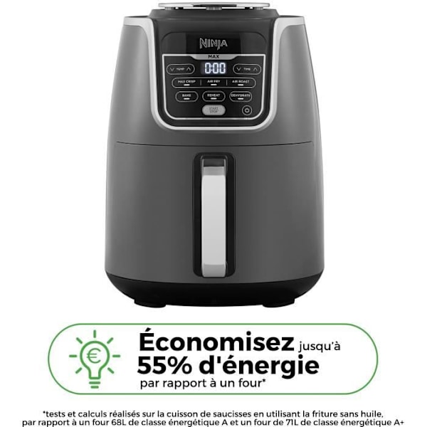 NINJA luftfritös - AF160EU - Kapacitet 5,2L - 6 matlagningsprogram - 1750W