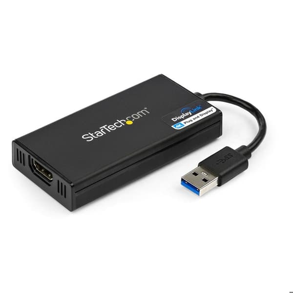 Multiskærmsvideoadapter - STARTECH - DL-5500 - USB 3.0 til HDMI - 4K - Sort