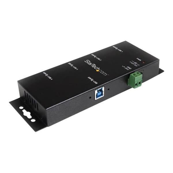 STARTECH Industrial USB 3.0 Hub - 4 porte - Monterbar - Koncentrator (Hub) - 4 x SuperSpeed USB 3.0 - Stationær computer