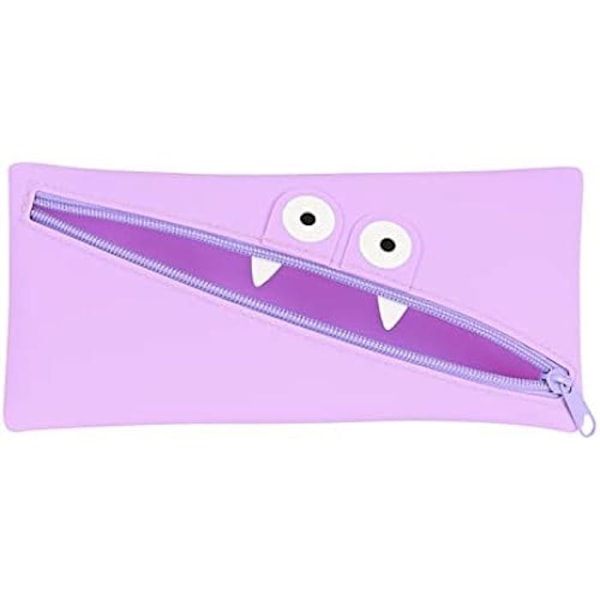 Trousse - SAFTA - Caritas - 22 x 11 cm - Färg Lila - Draperad Lila