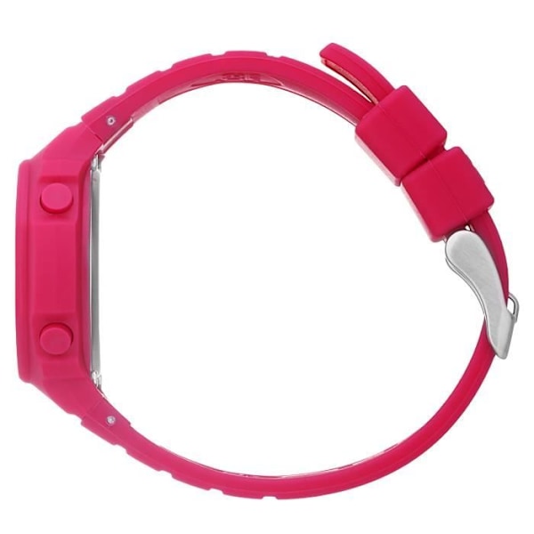Jääkello – naiset – 022100 – vaaleanpunainen silikoni – 39 mm – 10 bar Rosa