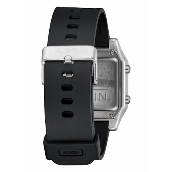 Montre - Nixon - Staple - Sølv/sort - Genanvendte havplastik - Digital 12t Silver/svart