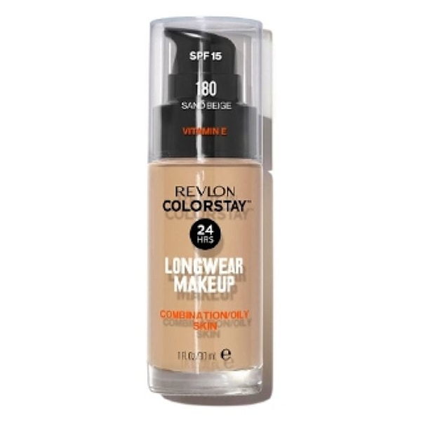 Meikkivoide - REVLON - N°180 Sand Beige - 30ml - Sekaihoiselle ja rasvaiselle iholle - Beige