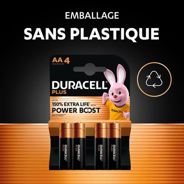 Duracell Plus Power Boost MN1500 Batteri LR6 (AA) 1,5 V 16 stk.