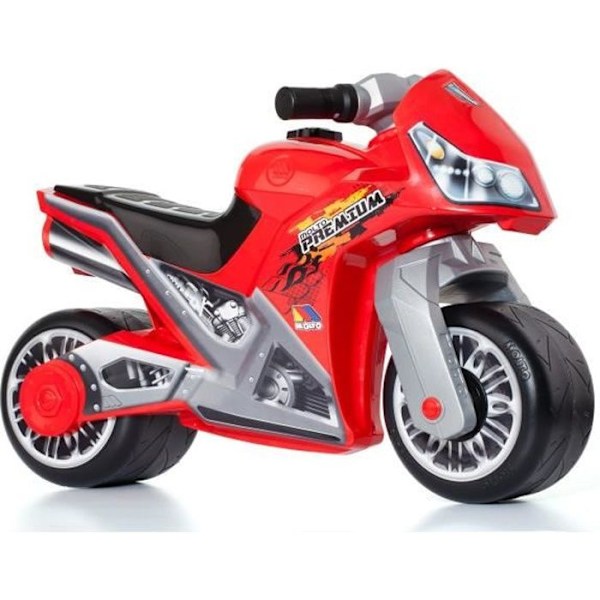 Molto Cross Premium selvkørende motorcykel - Rød - Til børn i alderen 2 år - Elektrisk batteri