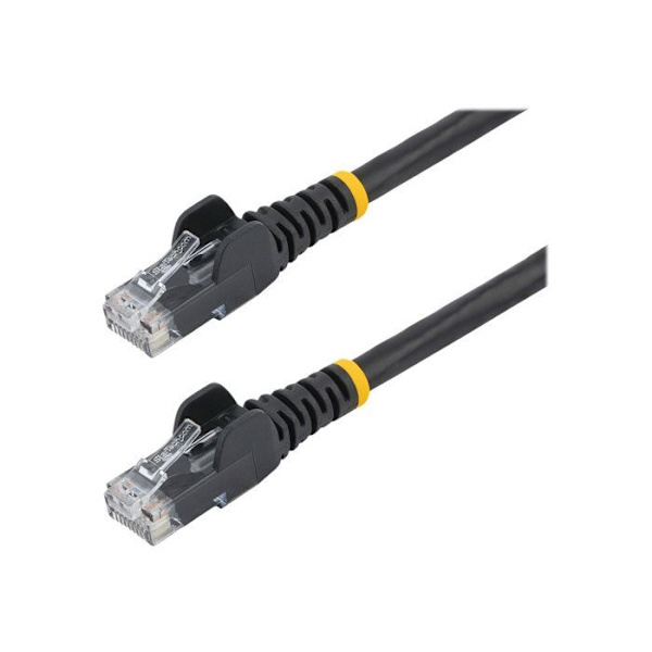 STARTECH Hookless Cat5e UTP netværkskabel - 10m sort - Anti-Snag RJ45 Ethernet ledning - Patch kabel
