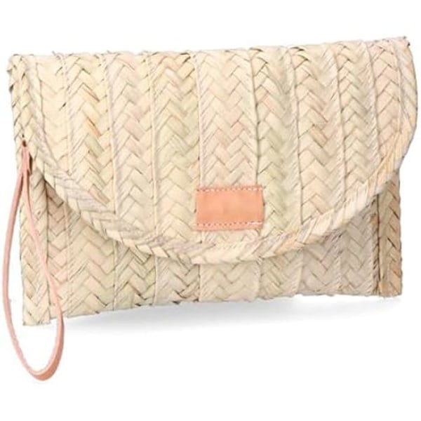 Naisten lompakko - EDM - Valle-2 - Palmulehti - Nahka - 31 x 21 cm naturlig