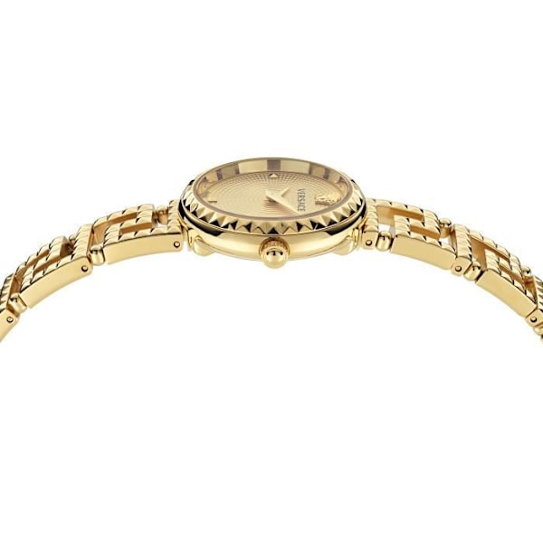 Kvinnoarmband klocka Versace - VE7A00323 i guld rostfritt stål - Vattentät 5 ATM gyllene