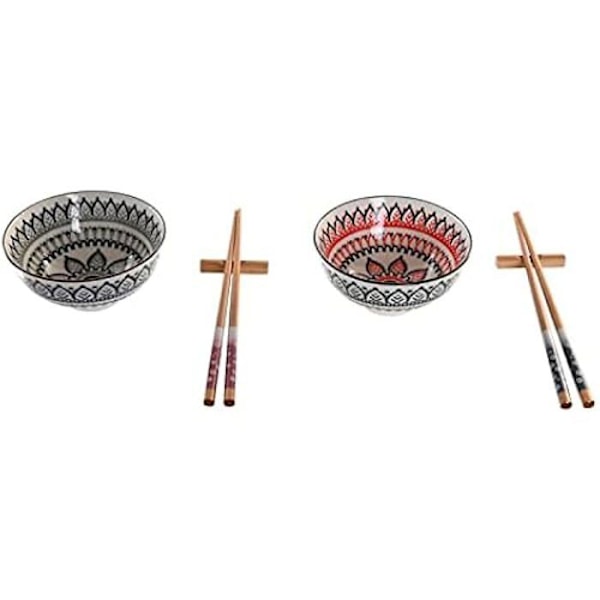 Sushi Set - DKD Heminredning - Flerfärgad - Bambu och stengods - 55 x 63 x 31 cm - För barn Flerfärgad