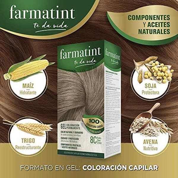 Farmatint 8C Rubio Claro Ceniz Grøn