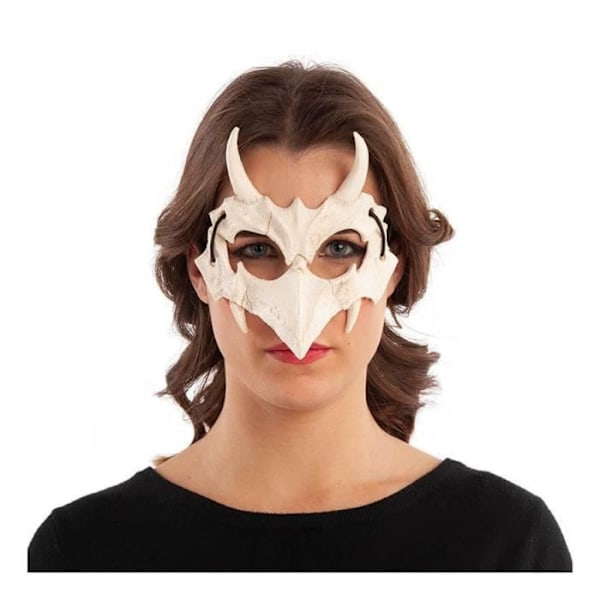 Mask - Ospecificerad - Djur skelett - En storlek - Flerfärgad - Att bära på ansiktet Flerfärgad