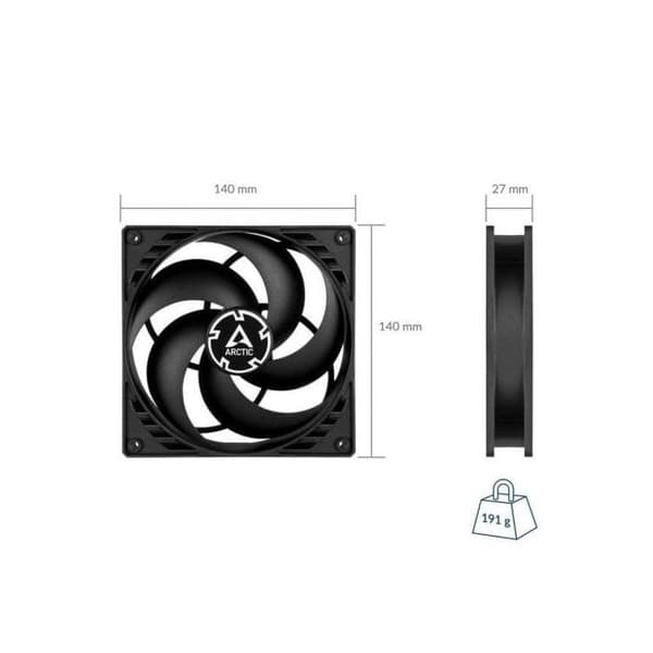 Arctic - P14 - 140mm kabinet blæser - ACFAN00123A