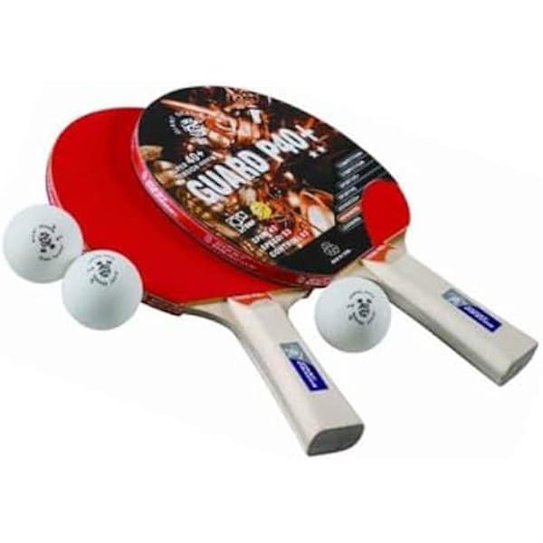 Ping-pong batte - Devessport - B2 Star - 2 batte - 3 bolde i ABS - Unisex