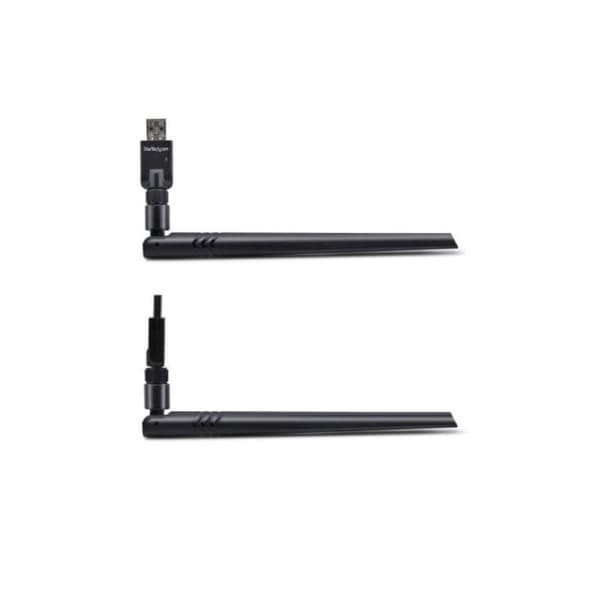 StarTech.com Bluetooth USB -soitin, luokka 1, 5.3, 100 m, ulkoisella antennilla, Windows, Linux