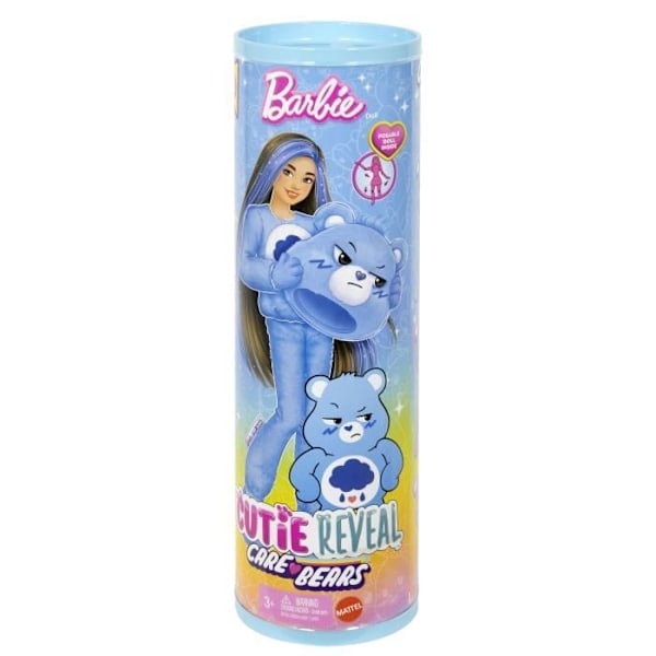 Barbie Cutie Reveal Bamse Touronchon Blå - 3 år +- JCN96 Blå