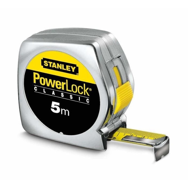 "5mx25mm:'Powerlock Classic ABS' - STANLEY - 1-33-195" Grå