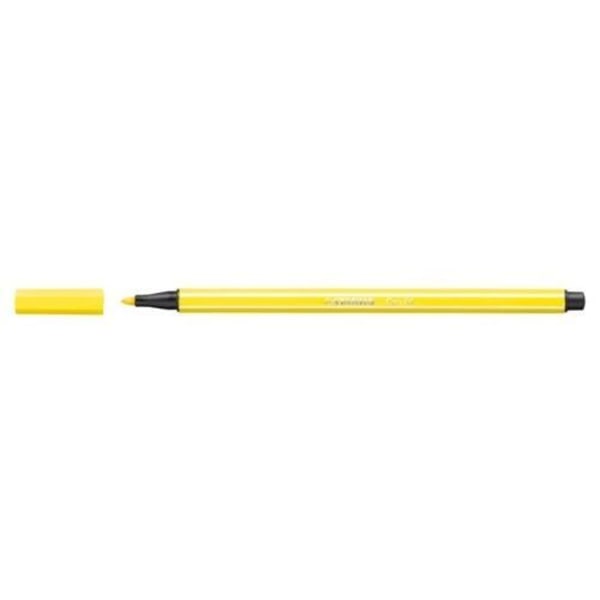 STABILO PEN 68 SET MED 10 CITRONER GUL FILTPENNA