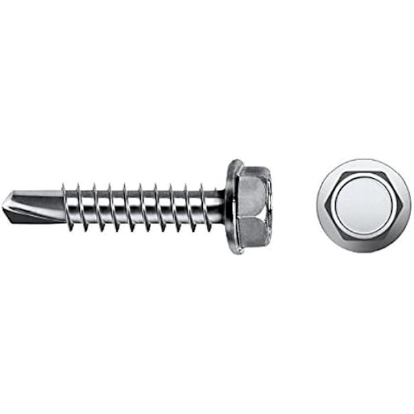 Skrue DIN 7504 K - CELO - Zèle 963387504 - Borespids - Sekskantet hoved - Ø 6,3 x 38 mm - 250 enheder
