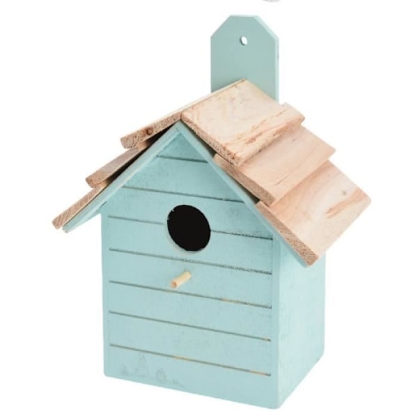 Træfuglekasse - 16 x 22 cm - Random farve - til små fugle i området