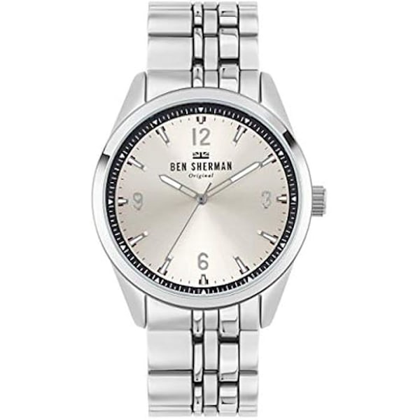 Klocka - BEN SHERMAN - WB057USM - Analog - Kvarts - Armband i aluminium