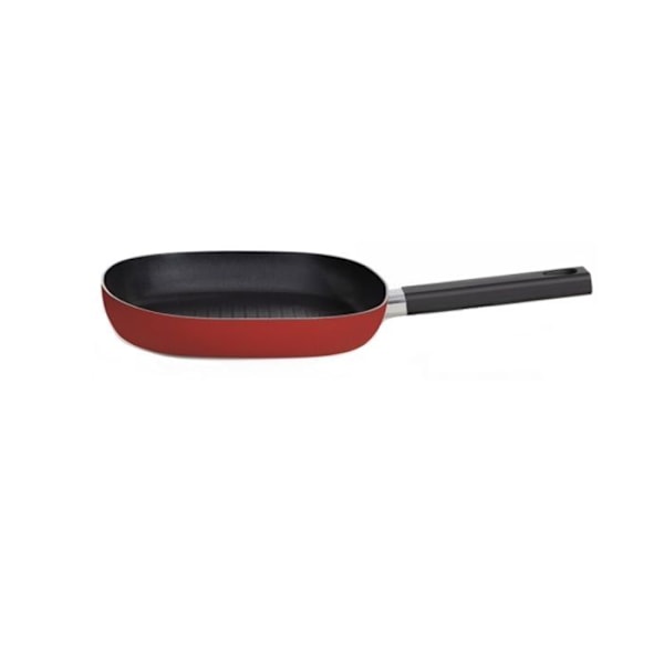 Grill - Livoo - MEP152 - Aluminium - Non-stick - 24 cm Röd