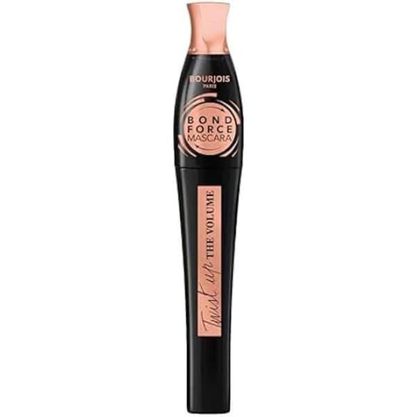 Mascara - BOURJOIS - TWIST-UP BOND FORCE - Volume 6x - 2-i-1 børste - Ikke vandfast Sort