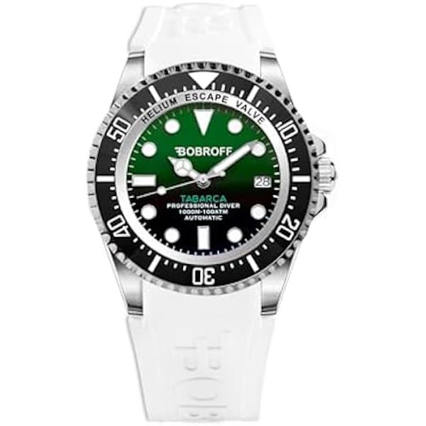 Bobroff BF0002-BFSTB Automatisk herreur - Sort - Ø 42 mm - Vandtæthed 3 Atm - Mineralglas - Læder