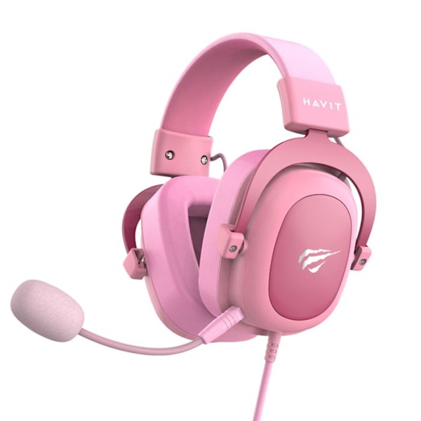 Spil headset - HAVIT - H2002D - Rosa - Stereo - Kablet - Indbygget mikrofon Blå turkos 042