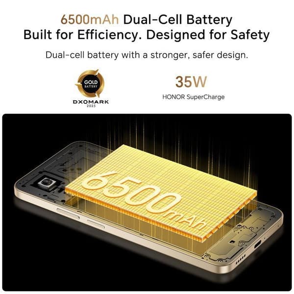 Smartphone 4G - HONOR - HONOR 400 Smart - 8 GB RAM - 256 GB - Batteri 6500 mAh