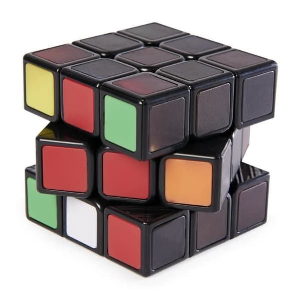 Rubiks Terning 3x3 Phantom - Farver Afsløret af Håndvarme - SPIN MASTER - Fra 8 år Sort, rød og blå