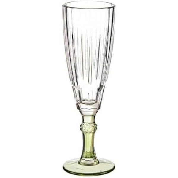 Champagneglas - VIVALTO - Exotiskt - Stamglas - Flerfärgat - 6 delar - 170 ml Flerfärgad