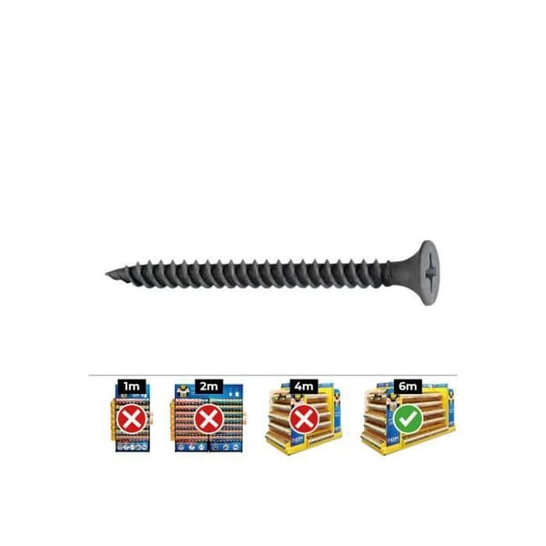 Vis de Fixation - GENERIQUE - Ssf 3.5 X 35 - Metal - Phosphateret - 1.000 stk