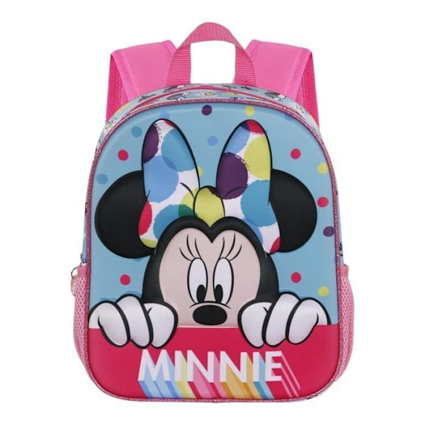 Barn ryggsäck 3D - KARACTERMANIA - Minnie Mouse - Blå - Förskola - 11x26x31 cm Blå