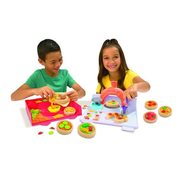 Kinetic Sand Pizzan Taikaverstas 4 farver