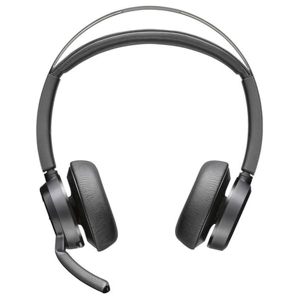 HP Poly Voyager Focus 2 Bluetooth Stereo Over-ear Headset Black Noise Cancelling Headset Computer