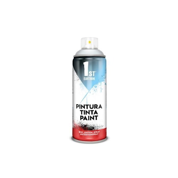 Spray Paint - GENERIC - 1st Edition - 520cc - Matt Grey - Julkisivu Matt grå