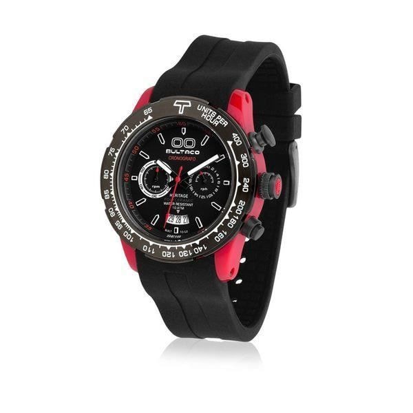Kello - BULTACO - H1PR43C-CB1 - Kvarts - Alfanumeerinen - 43 mm sort/sort