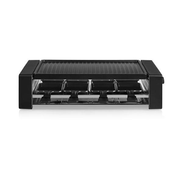 Tristar RA-2736 raclettegrill - Raclette - Pizzaer og grill - 1300 W - Tilbehør inkluderet - Sort - 8 personer sort