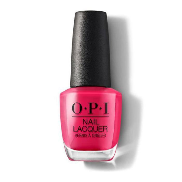 Nagellack - OPI - She's A Bad Muffuletta! N56 - 15 ml - Röd - Rosa Röd
