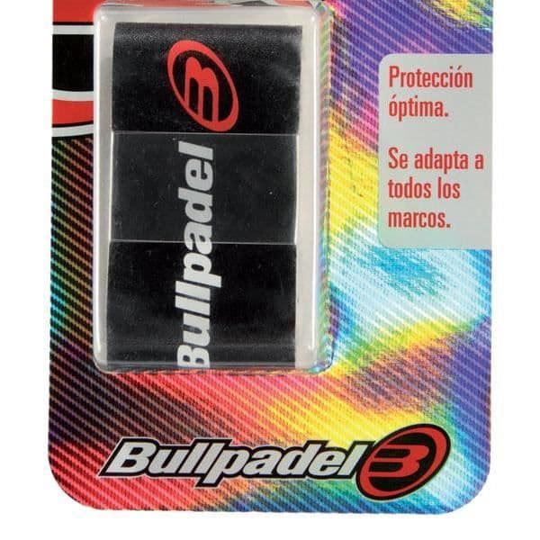 Padel ketcherbeskyttere - Bullpadel - Frame Protector Sort - Voksen - Blandet