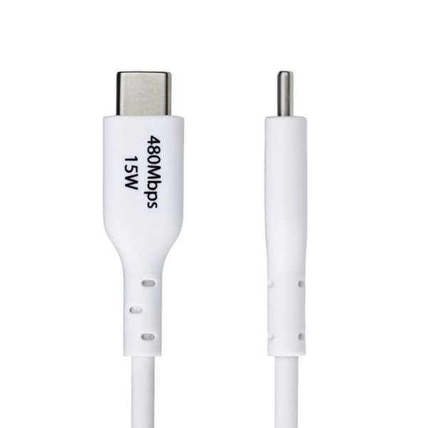 StarTech.com USB-A - USB-C - Latauskaapeli 1m 3A USB 2.0 valkoinen synkronointi