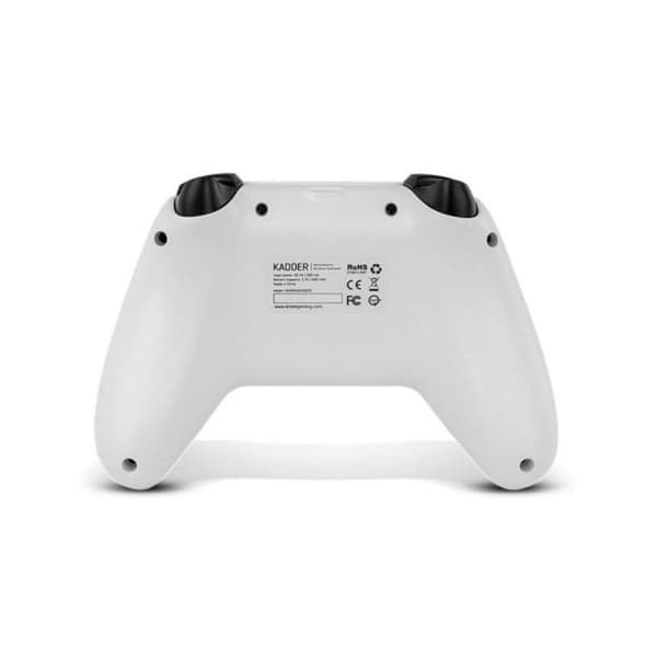 Gamepad Krom Kadoer Bluetooth v5.0 Dual Vibrations Turbo PC Switch Android iOS Hvid hvid